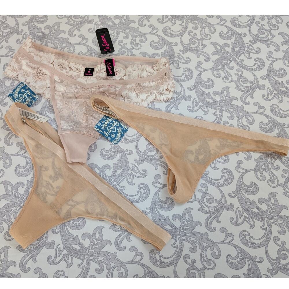 nwt free people (2 pairs) and la senza thong panties